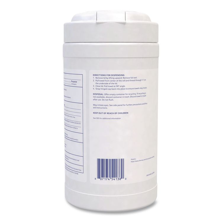 Soft Care Hand Sanitizing Wipe, Wintergreen, 7 x 5, White, 325 Wipes/Canister, 6/Carton