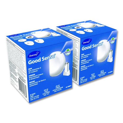 Good Sense Automatic Spray System, Fresh, Yellow, 0.67 oz Cartridge, 12/Carton