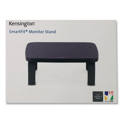 SmartFit Monitor Stands, 12.25" x 2.25" x 1.75" to 4.75", Black, Supports 40 lbs