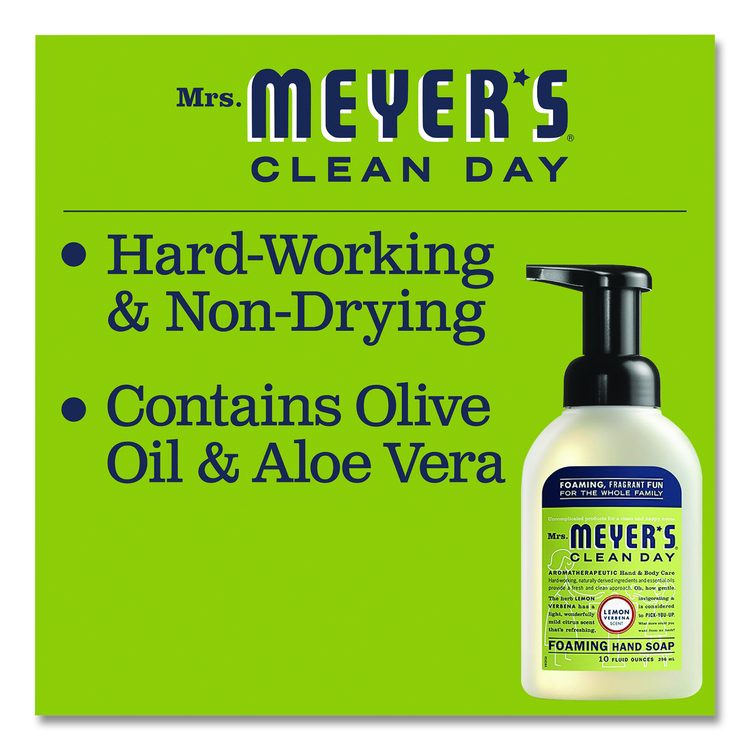 Clean Day Foaming Hand Soap, Lemon Scent, 10 oz, 4/Carton