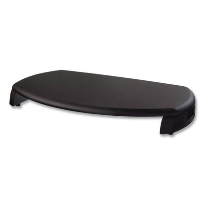 CRT/LCD Stand with Keyboard Storage, 23" x 13.25" x 3", Black, Supports 80 lbs