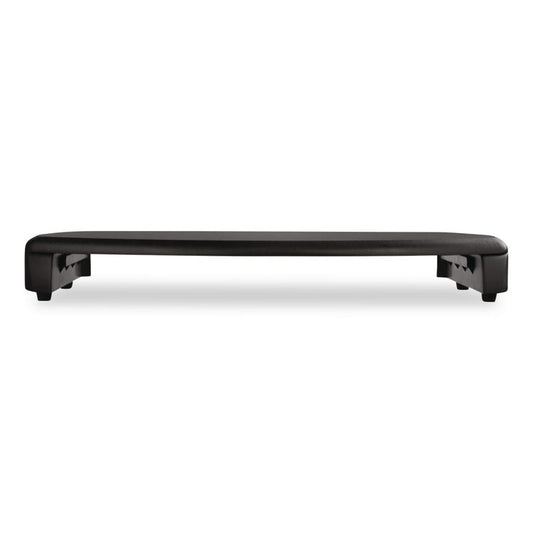 CRT/LCD Stand with Keyboard Storage, 23" x 13.25" x 3", Black, Supports 80 lbs