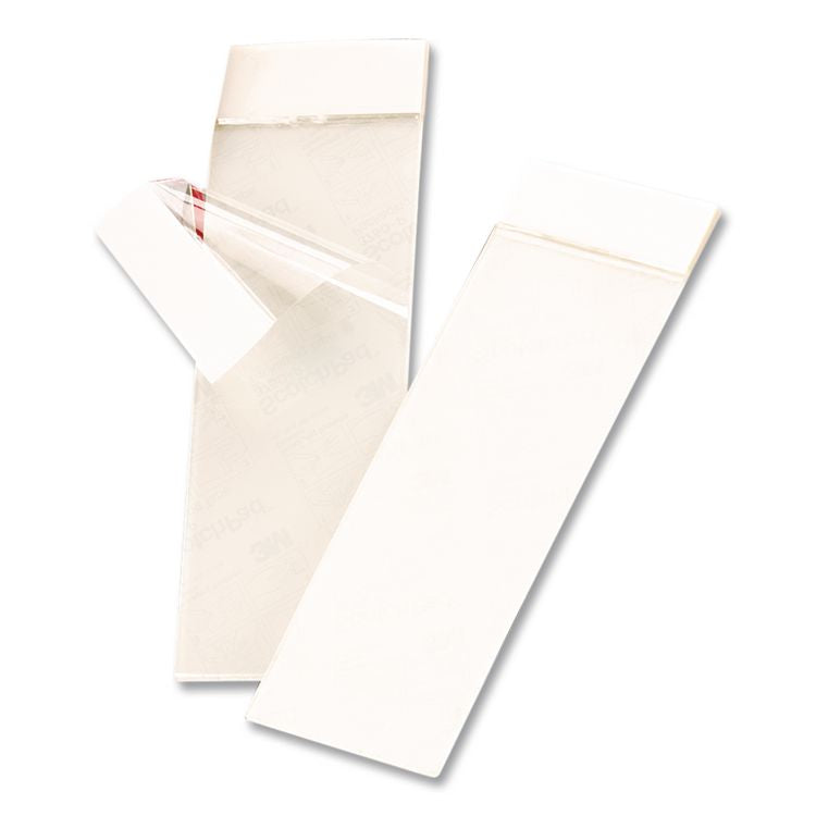 Envelope/Package Sealing Tape Strips, 2" x 6", Clear, 50/Pack