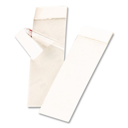 Envelope/Package Sealing Tape Strips, 2" x 6", Clear, 50/Pack