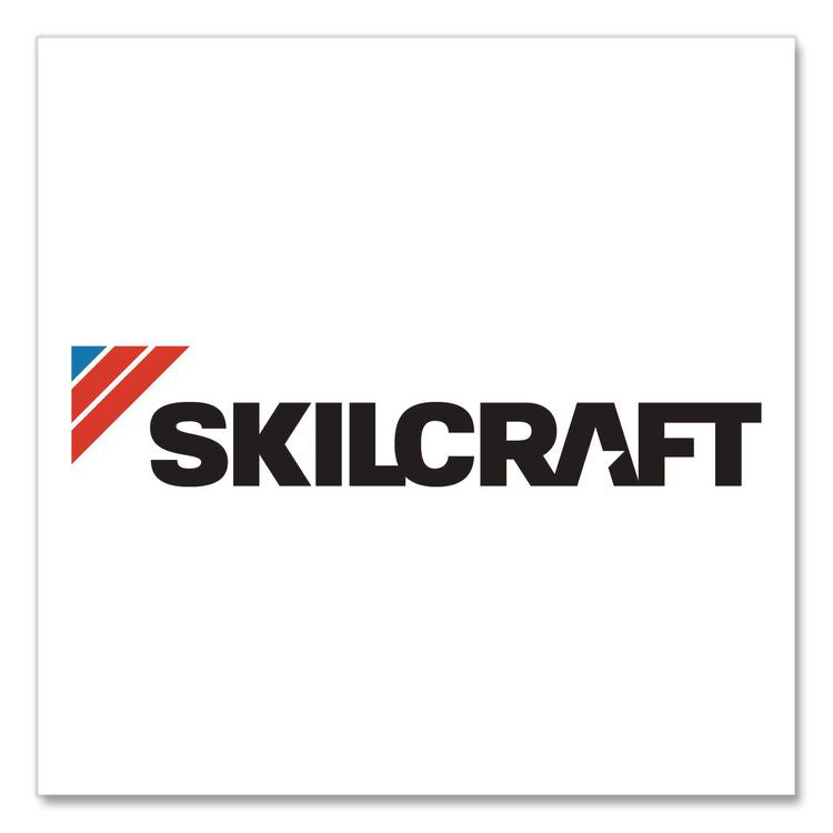 810500NIB1402, SKILCRAFT Recycled Content Trash Can Liners, 45 gal, 1.5 mil, 40" x 48", Clear, Interleaved Roll, 100/Box