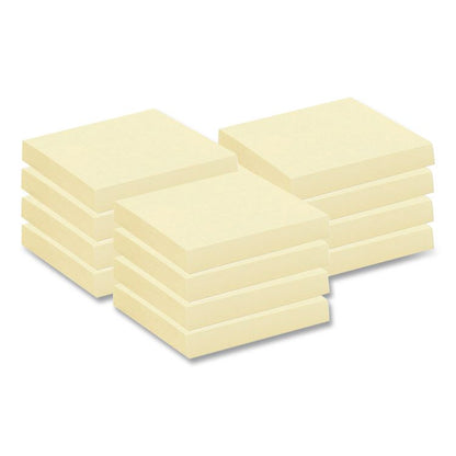 Self-Stick Notes, 3" x 5", Yellow, 100 Sheets/Pad, 12 Pads/Pack