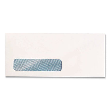 #10 Trade Size Security Tint Envelope, Commercial Flap, Gummed Closure, 4.13 x 9.5, White, 500/Box