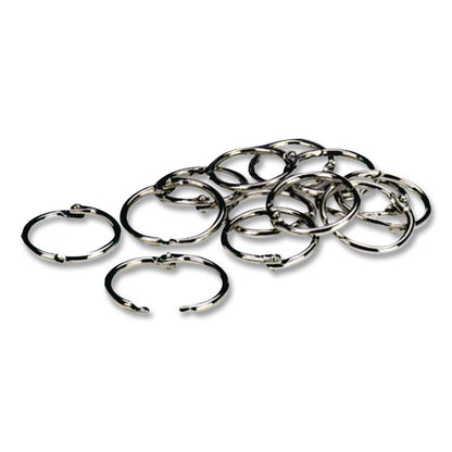 Book Rings, 1" Diameter, 100/Box