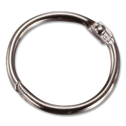 Book Rings, 1" Diameter, 100/Box