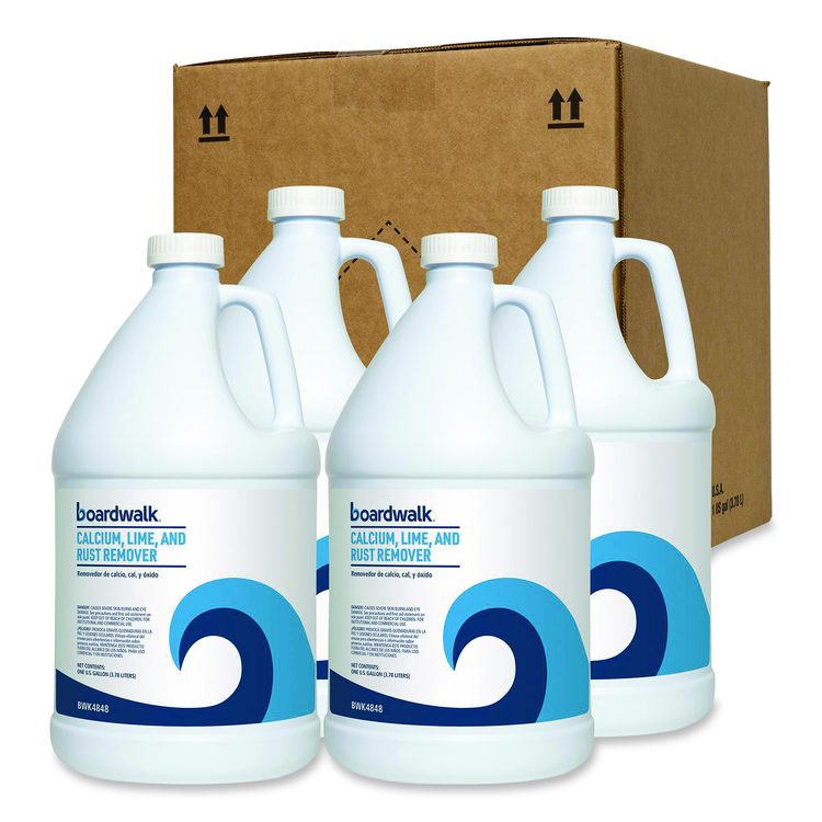 Calcium, Lime and Rust Remover, 1 gal Bottle, 4/Carton