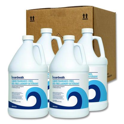 Liquid Fragrance-Free, Dye-Free Laundry Detergent, Unscented, 1 gal Bottle, 4/Carton