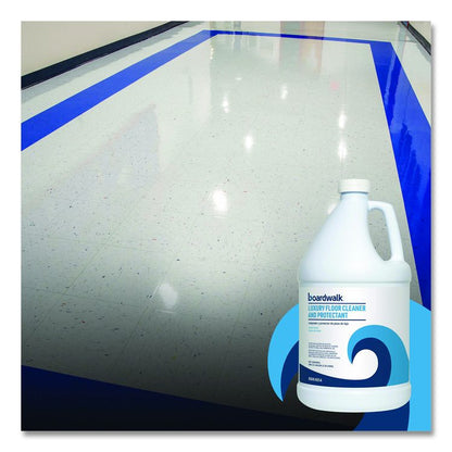 Luxury Floor Cleaner and Protectant, Lemon Scent, 1 gal Bottle, 4/Carton