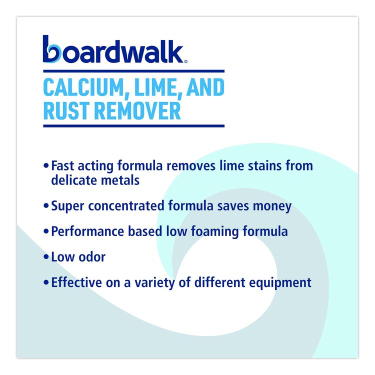 Calcium, Lime and Rust Remover, 1 gal Bottle, 4/Carton