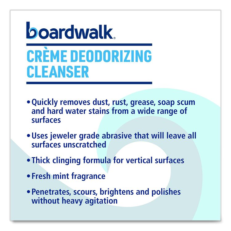 Creme Deodorizing Cleanser, Mint Scent, 32 oz Bottle, 12/Carton