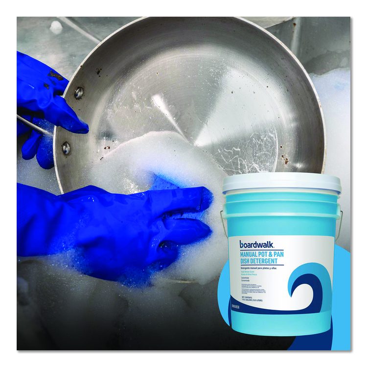 Manual Pot and Pan Dish Detergent, Fresh Breeze Scent, 5 gal Pail