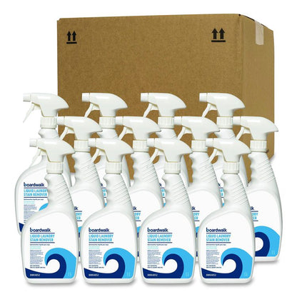 Liquid Laundry Stain Remover, Fresh and Clean Scent, 32 oz Bottle, 6/Carton