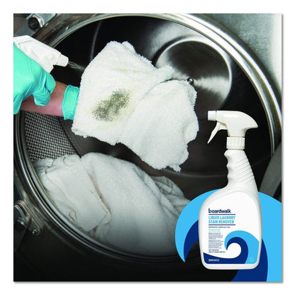 Liquid Laundry Stain Remover, Fresh and Clean Scent, 32 oz Bottle, 6/Carton