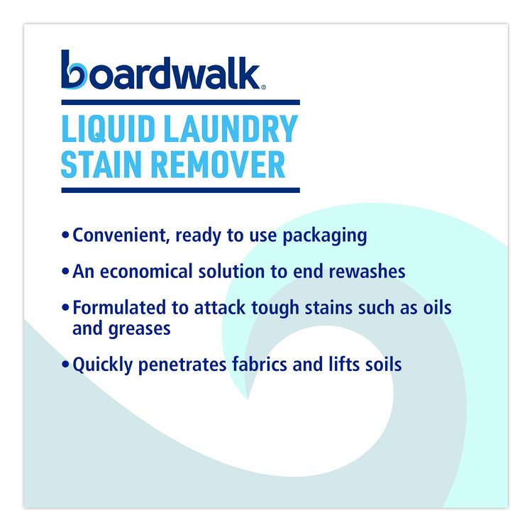 Liquid Laundry Stain Remover, Fresh and Clean Scent, 32 oz Bottle, 6/Carton