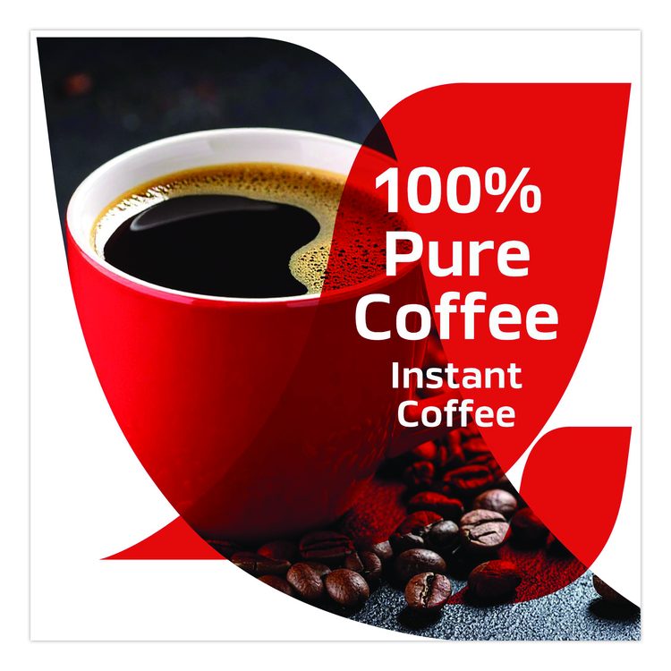 Clasico Dark Roast Instant Coffee, 21 oz Jar, 2/Carton