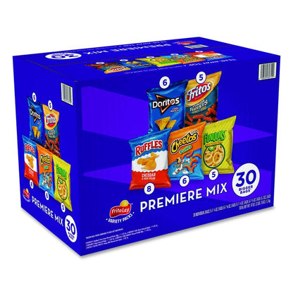 Premiere Mix Variety Pack, Assorted Flavors, Assorted Sizes, 30 Bags/Carton
