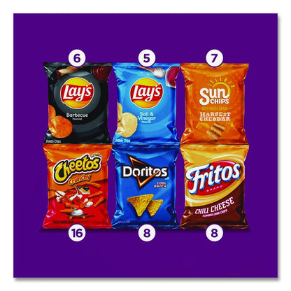 Flavor Mix Variety Pack, Assorted Flavors, 1 oz Bag, 50 Bags/Carton