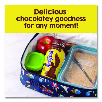 Nesquik Chocolate Lowfat Milk, 8 oz Bottle,  15/Carton