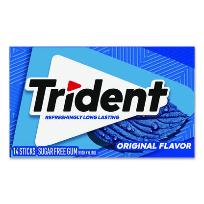 Sugar-Free Gum, Original Mint, 14 Sticks/Pack, 15 Packs/Carton