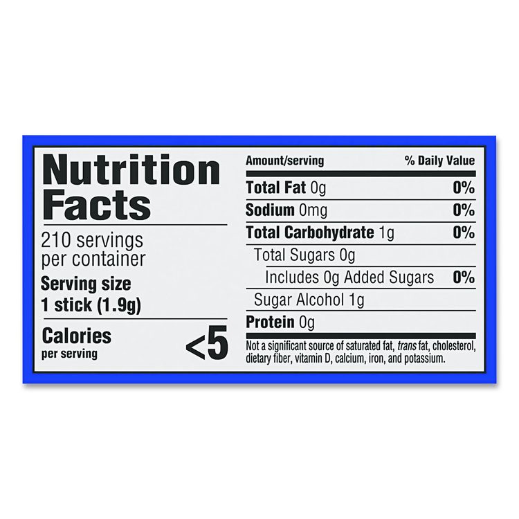 Sugar-Free Gum, Original Mint, 14 Sticks/Pack, 15 Packs/Carton