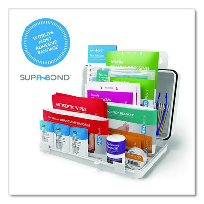 10 Series First Aid Kit, 72 Pieces, Plastic Case