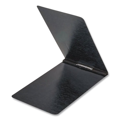 PressGuard Report Cover with Reinforced Top Hinge, Two-Prong Metal Fastener, 2" Capacity, 8.5 x 14, Black/Black
