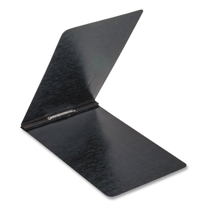 PressGuard Report Cover with Reinforced Top Hinge, Two-Prong Metal Fastener, 2" Capacity, 8.5 x 14, Black/Black