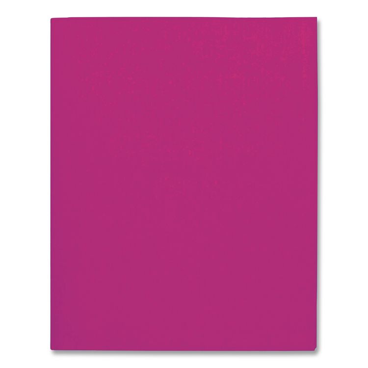 Twin-Pocket Folder, Accommodates (100) 11 x 8.5 Sheets, Burgundy, 25/Box