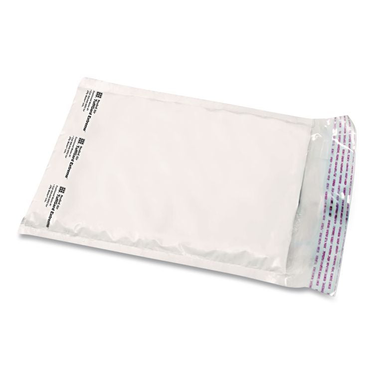 Jiffy TuffGard Self-Seal Cushioned Mailer,#4, Barrier Bubble Air Cell Cushion, Self-Adhesive Closure, 9.5 x 14.5, White,25/CT
