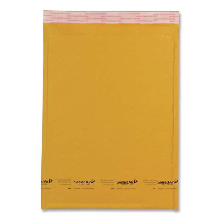 Jiffylite Self-Seal Bubble Mailer, #0, Barrier Bubble Air Cell Cushion, Self-Adhesive Closure, 6 x 10, Brown Kraft, 200/CT