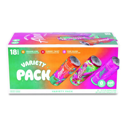 Energy Sweet Splash Variety Pack, Assorted Flavors, 12 oz Can, 18/Carton