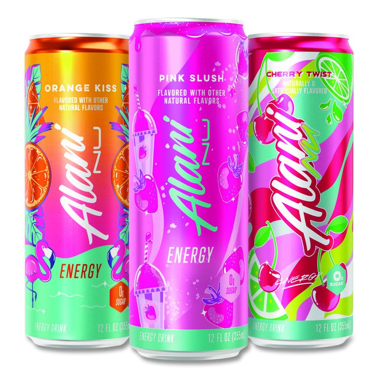 Energy Sweet Splash Variety Pack, Assorted Flavors, 12 oz Can, 18/Carton