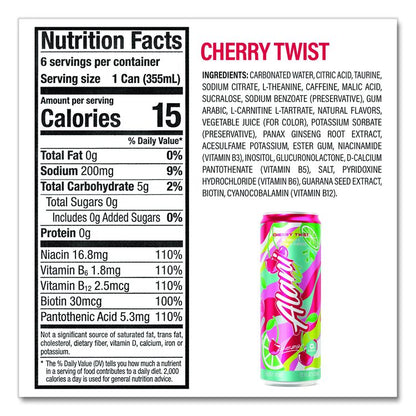 Energy Sweet Splash Variety Pack, Assorted Flavors, 12 oz Can, 18/Carton