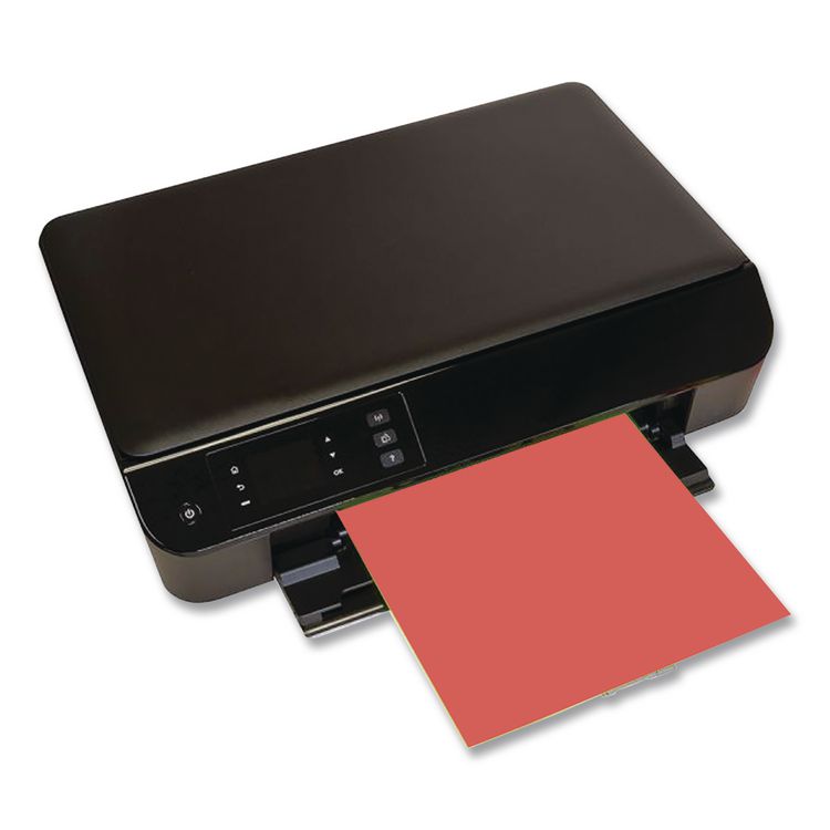 Kaleidoscope Multipurpose Paper, 24 lb Bond Weight, 8.5 x 11, Hyper Coral Red, 500/Ream