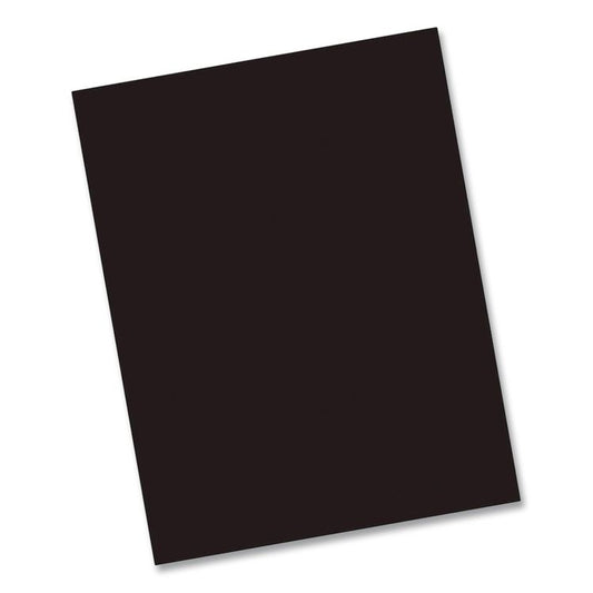 Array Card Stock, 65 lb Cover Weight, 8.5 x 11, Black, 100/Pack