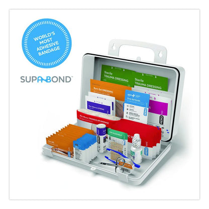 25 Series All Purpose First Aid Kit, 180 Pieces, Plastic Case