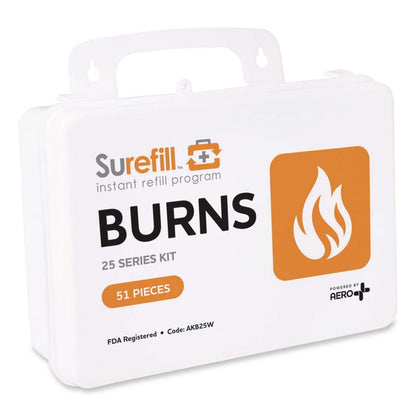 25 Series Burn Kit, 51 Pieces, Plastic Case