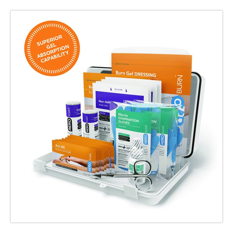 50 Series Burn Kit, 76 Pieces, Plastic Case