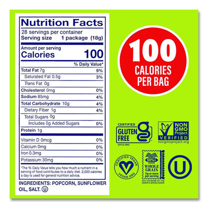 Popcorn, Original, 0.65 oz Bag, 24/Carton