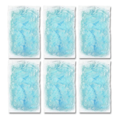 360 HD Duster Refills, Soft Fluffy Fibers, Light Blue, 6 Dusters/Box, 4 Boxes/Carton