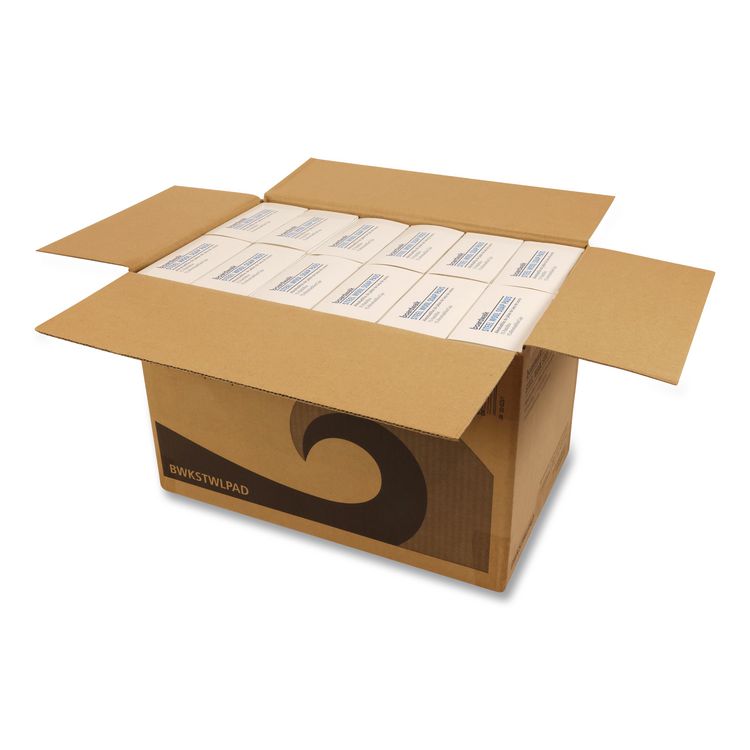 Steel Wool Soap Pads, 3 x 2.5, Blue, 15 Pads/Box, 12 Boxes/Carton
