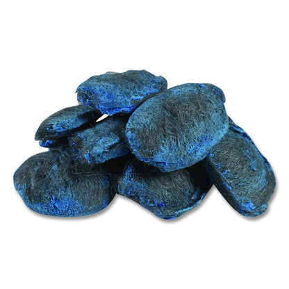 Steel Wool Soap Pads, 3 x 2.5, Blue, 15 Pads/Box, 12 Boxes/Carton