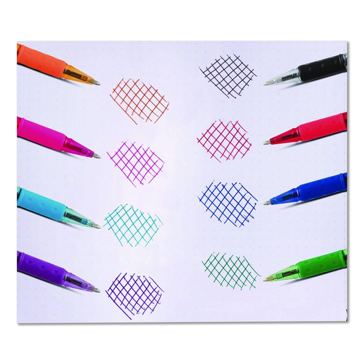 R.S.V.P. Ballpoint Pen, Stick, Medium 1 mm, Assorted Ink and Barrel Colors, 8/Pack