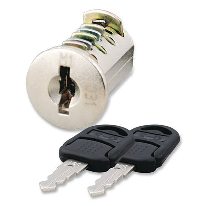 Core Removable Lock and Key Set, Silver, 2 Keys