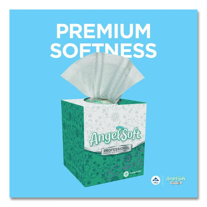 Angel Soft ps Premium Facial Tissue in Cube Box, 2-Ply, White, 96 Sheets/Box, 36 Boxes/Carton