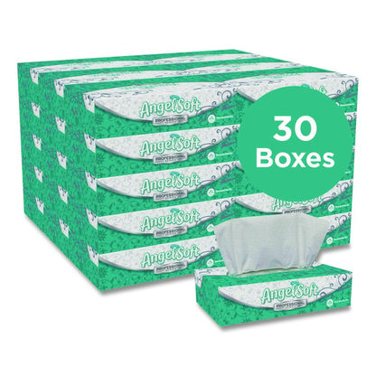 Angel Soft ps Premium Facial Tissues in Flat Box, 2-Ply, White, 100 Sheets/Box, 30 Boxes/Carton
